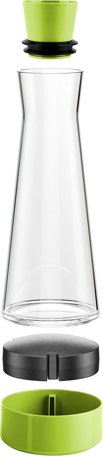 Tefal Flow Slim Friends Karaffe, Grün, 12 x 12 x 35,7 cm, Grün