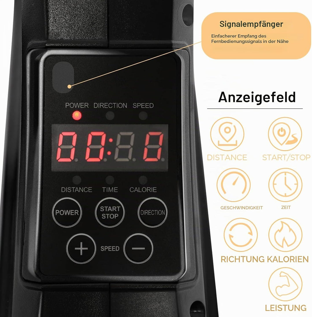 Pedaltrainer, Beintrainer für Zuhause, Leisem Motor, 6 Geschwindigkeitsstufen, Heimtrainer Senioren