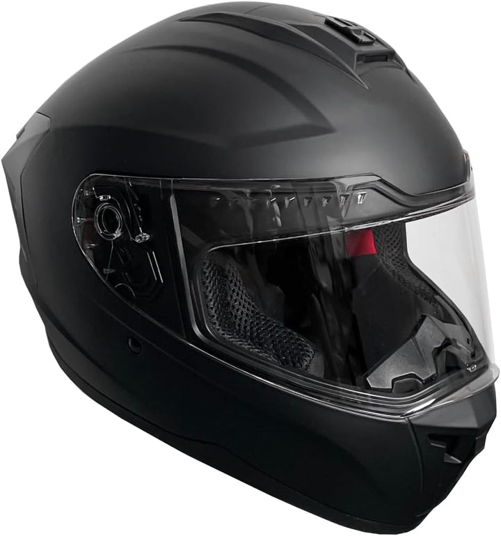 Integralhelm Helm Motorradhelm RALLOX M61 Grösse M schwarz matt, M