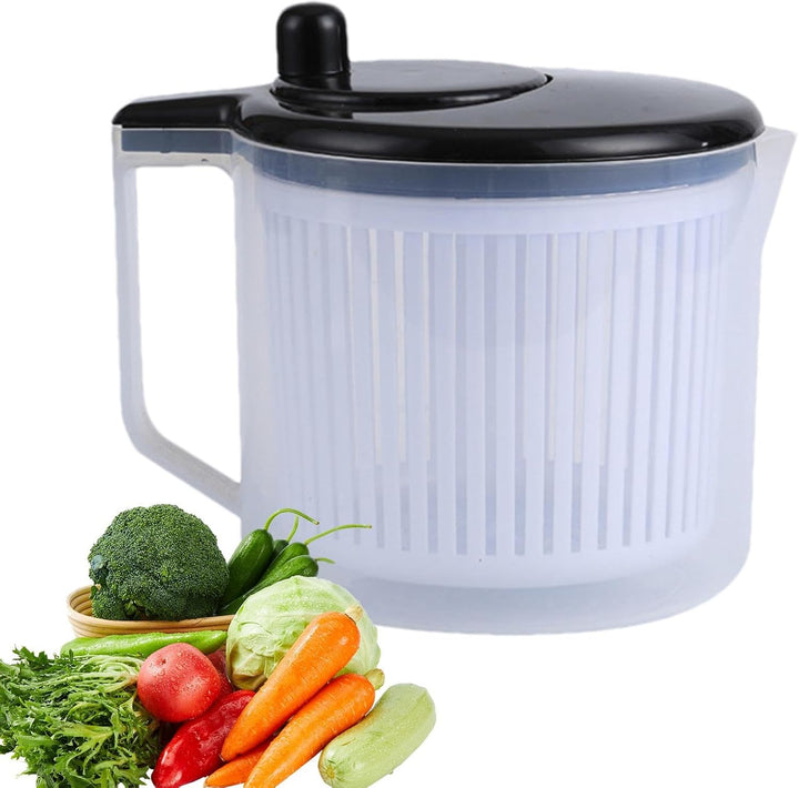 Fruit Vegetable Spinner, Salad Dryer Spinner, Kitchen Fruit Washer, Multifunctional Salad Spinner, V