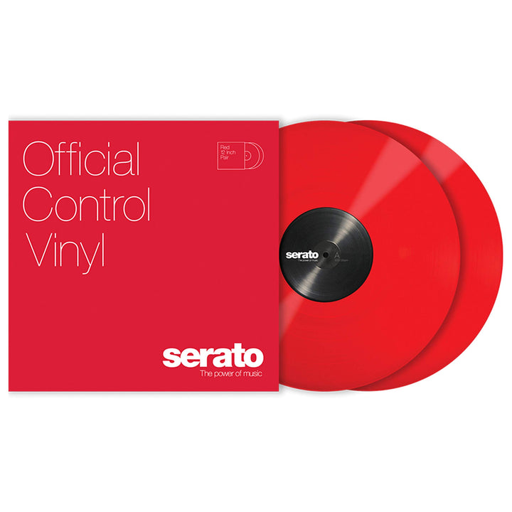 Serato SCV-PS-RED-OV Performance Control Vinyl Platte 12 Zoll, 2 Stuck, rot 12 Inch rot, 12 Inch rot