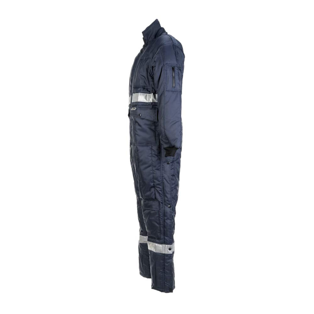 Grösse M Herren Planam Kühl-/Gefrierhaus Kühlhaus Overall marine Innenfutter rot Modell 5124 Marine/