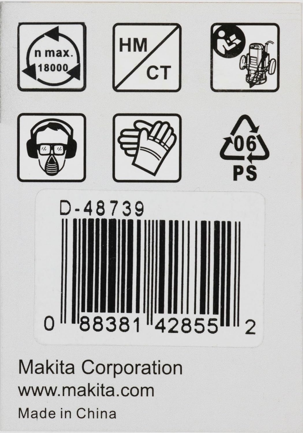 Makita D-48739 Fräser Fugenhobel
