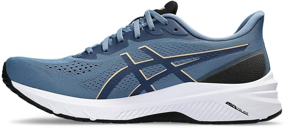 ASICS Herren Gt-1000 12 Sneaker, 50.5 EU Storm Blue Dune