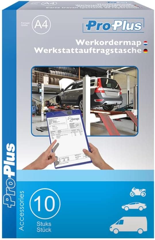 ProPlus Unisex – Erwachsene Werkstattauftragstasche, Blau, 10 Stück, Blau