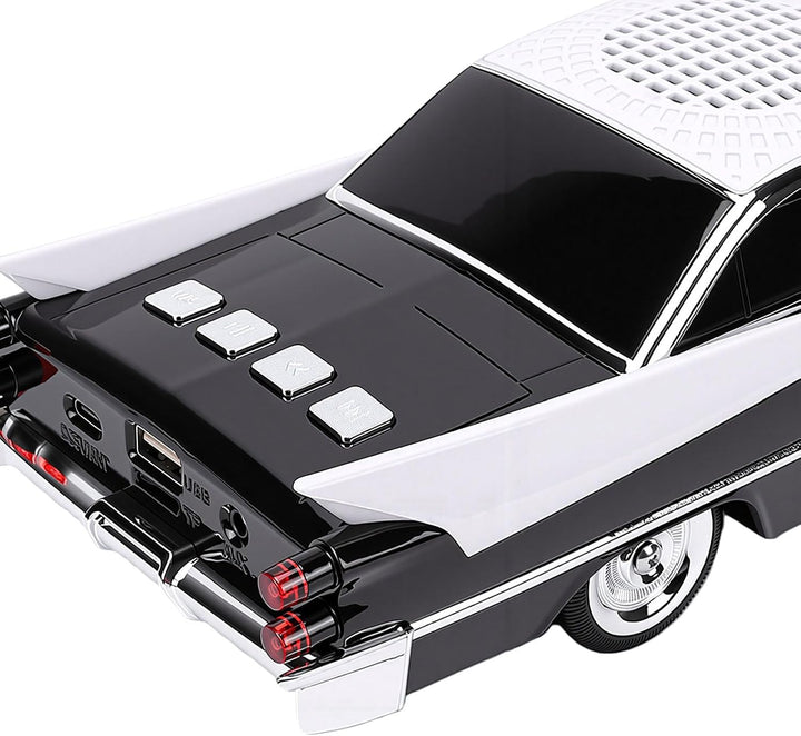 Tangxi Retro Oldtimer Bluetooth Lautsprecher, Tragbarer Kabelloser Automodell Lautsprecher mit LED L