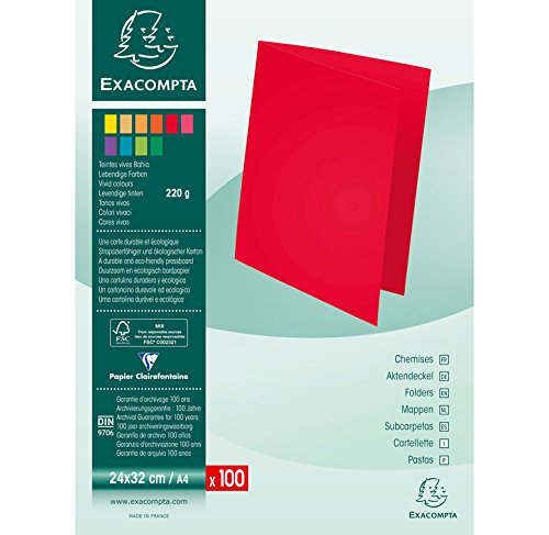 EXACOMPTA Aktendeckel ROCK´S, DIN A4, weiss 3295190105209 Blanc, Blanc