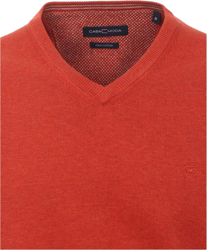 CASAMODA Herren Pullover 5XL Orange (486), 5XL Orange (486)