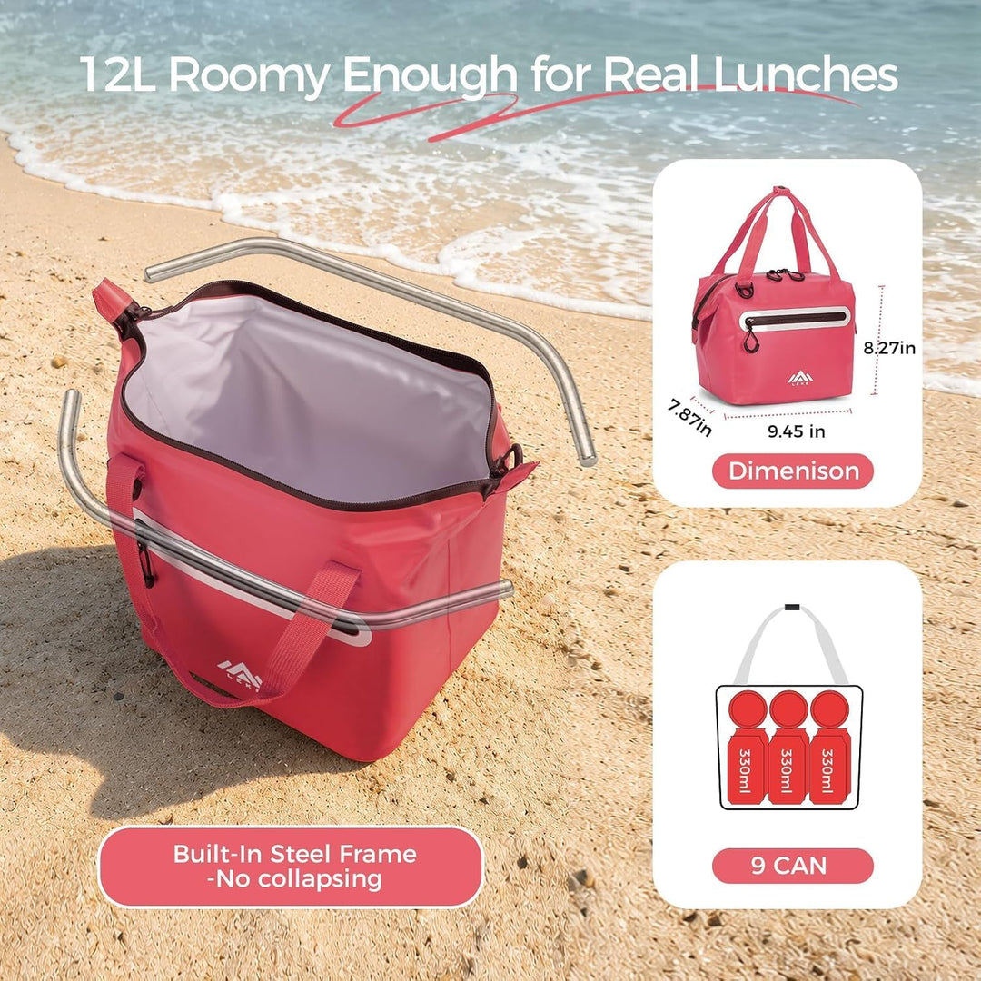 Lekesky Kühltasche Rosenrosa 12L, Rosenrosa 12L