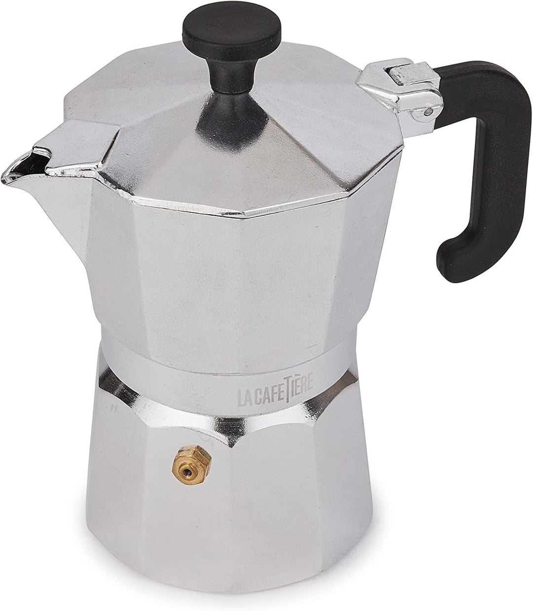 La Cafetière Venice Espressokocher, Aluminium Silberfarben Three Cup, Silberfarben Three Cup