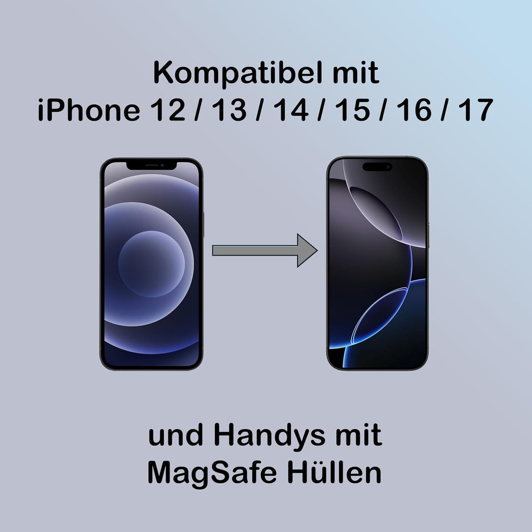 Aigner &amp; Reiter Handyhalterung Auto Magnet für die Lüftung | kompatibel nur mit Apple iPhone Modelle