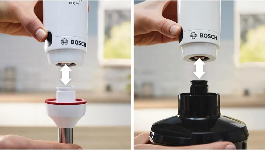 Mixeur Plongeant Bosch MSM4W410 ErgoMaster Moteur 800 W - 4 Lamellen QuattroBlade - Levier Vitesses