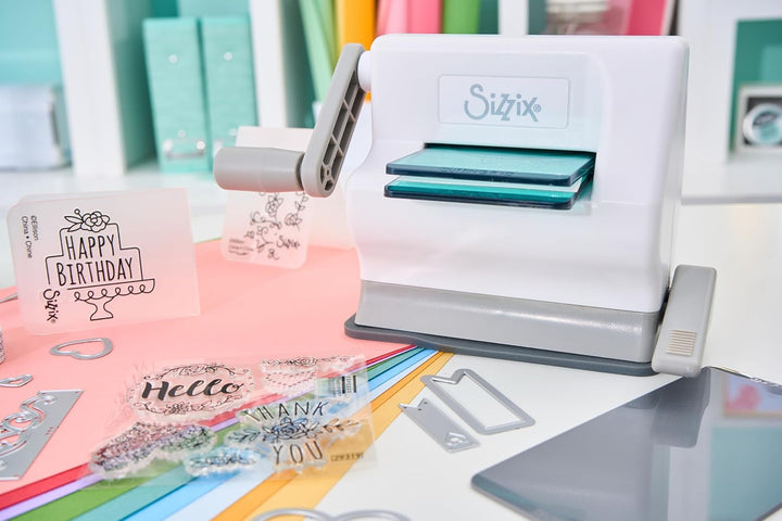 Sizzix Sidekick Stanzmaschine 661770, mit 6, 35 cm Öffnung, Weiss Sidekick Starter