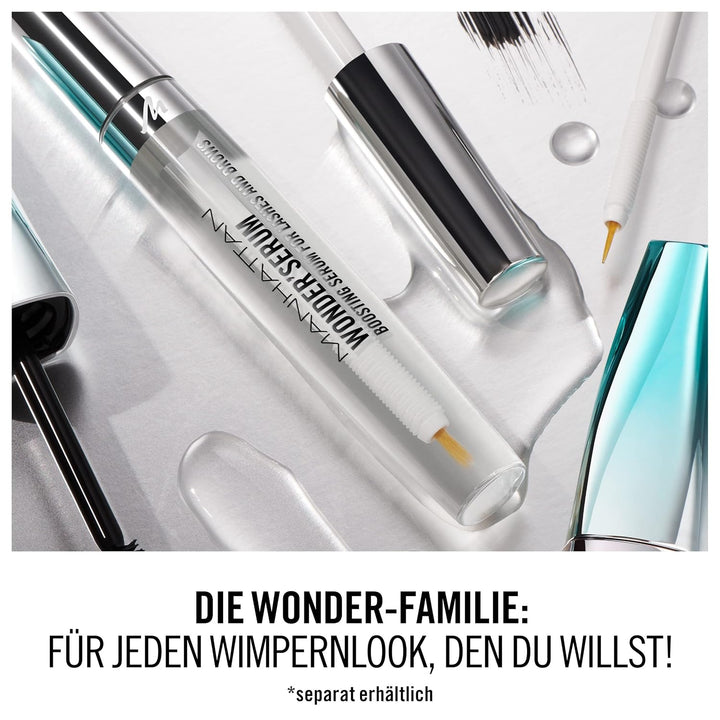 Manhattan Wonder Lash &amp; Brow Serum, pflegendes, wachstumsförderndes Serum für Wimpern und Augenbraue