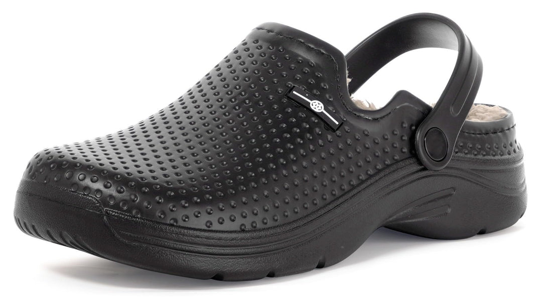 Eagsouni Damen Herren Lined Clogs Winter Hausschuhe Gefüttert Pantoletten Gartenschuhe Wärme Pantoff