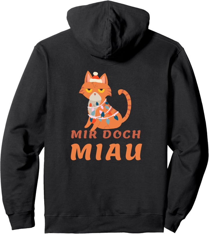 Mir Doch Miau Mir Doch Egal Cat Katze Katzen Spruch Pullover Hoodie