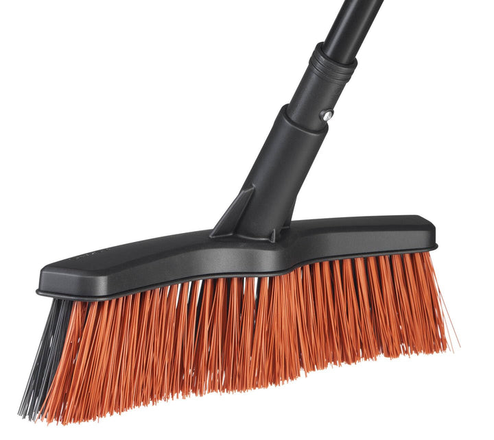 Fiskars Allzweckbesen-Kopf mit Powerclean-Borsten, Breite: 38 cm, M, Kunststoff, Schwarz, Solid, 102