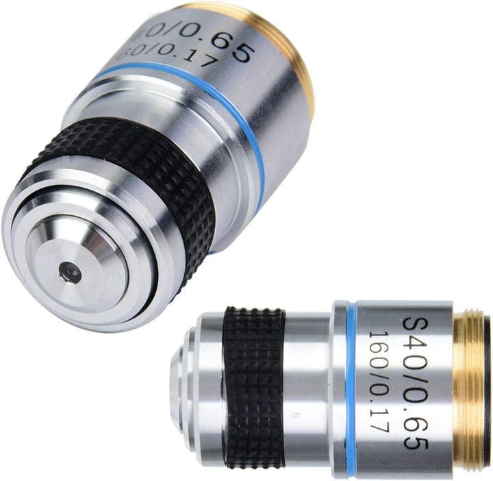 Biologisches Mikroskop mit 40X Achromatischem Objektiv, Aluminiumlegierung Konstruktion, 160/0.17 Op