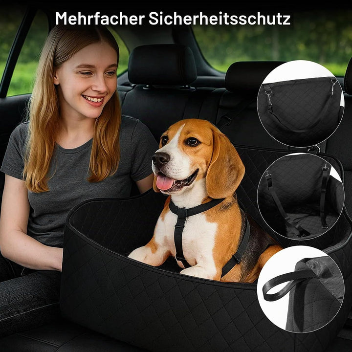 Hunde Autositz für grosse &amp; mittelgrosse Hunde bis 25 kg | Autositze mit Dicker Polsterung, Sicherhe