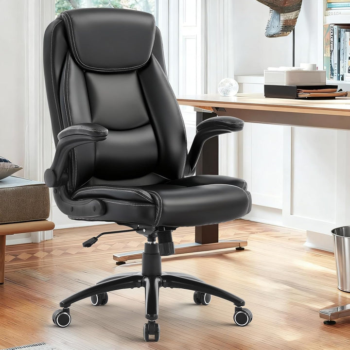 COLAMY Bürostuhl Ergonomisch, Ergonomischer Büro 360° Drehstuhl für Office, Chefsessel Stuhl mit Hoc