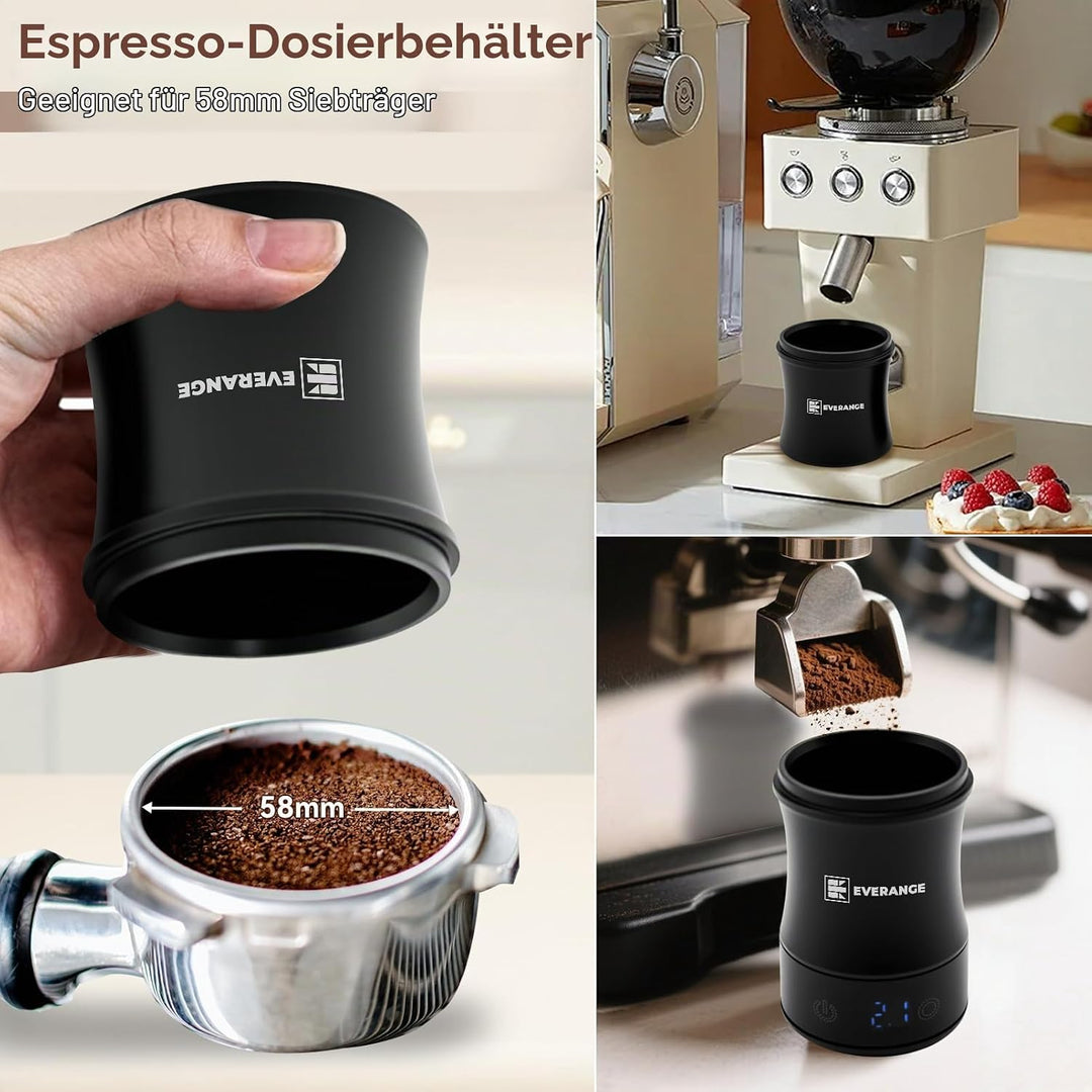 Subscale Digitales Dosierbecher mit LED-Display – Schickes &amp; Präzises Kaffeebohnen-Gewichtsmessgerät