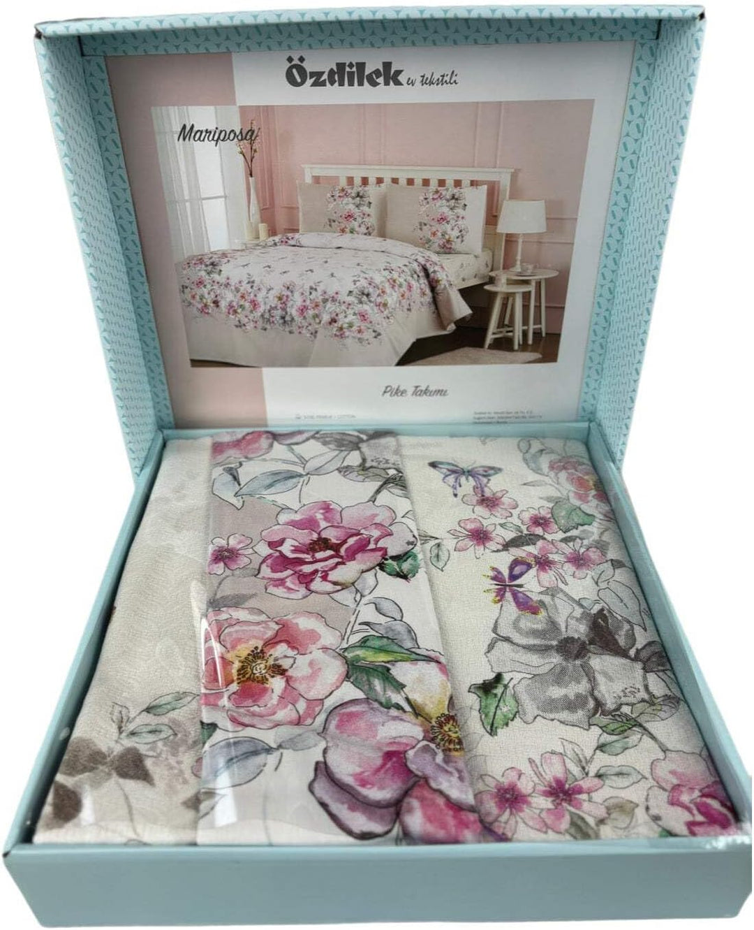 Özdilek Single Ranforce Pique-Set Mariposa Lila