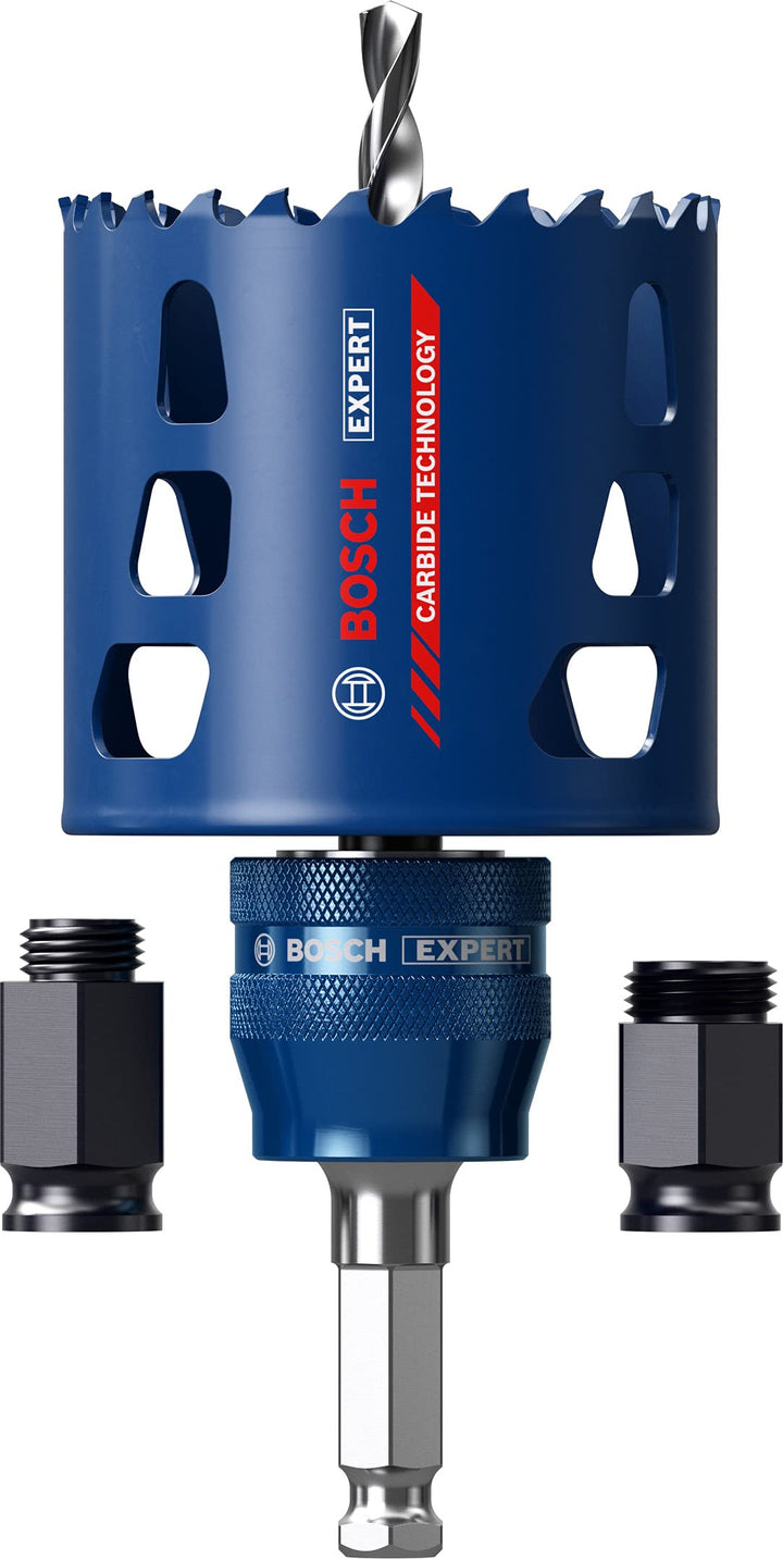 Bosch Professional 1x Expert Tough Material Lochsäge Starter Set (für Holz mit Metall, Ø 68 mm, Zube