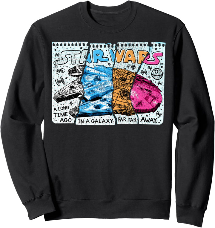Star Wars Millenium Falcon Sketchy Sweatshirt