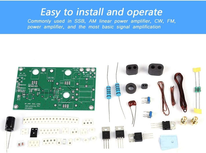 Leistungsverstärker, 45 W 40 dB SSB Linear HF/FM/CW/HAM Leistungsverstärker DIY Kit für Heimwerker.