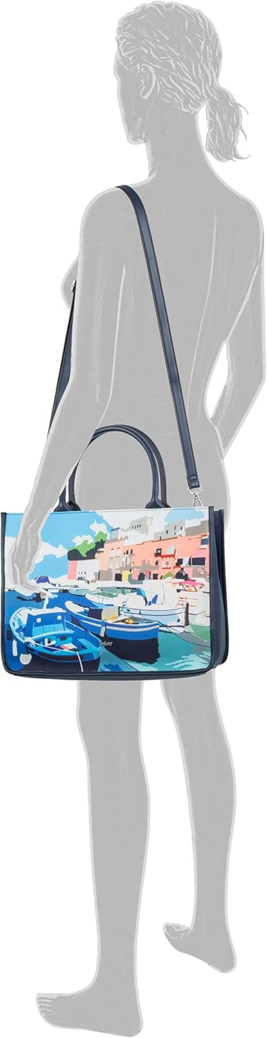 Gabor Damen Alana Shopper 36,5 x 17,5 x 28 Printed Multi, 36,5 x 17,5 x 28 Printed Multi