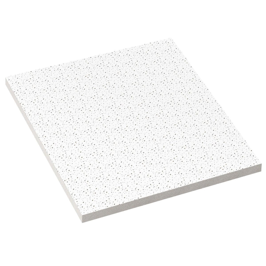 CALGARY | 10-er Set Deckenplatten | Weiss Deckenpaneele | 59,5 x 59,5 cm | Dicke:12 mm | Oberfläche:
