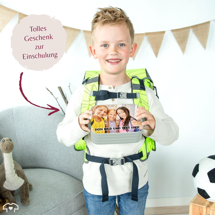 Kinder Bento Box Midi für Mepal Bentobox - Brotbox Dein Bild und Text I Custom Text und Foto Lunchbo