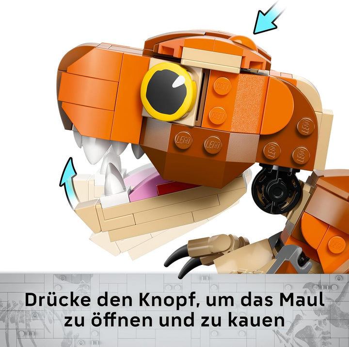 LEGO Jurassic World Little Eatie: T.Rex, Bauspielzeug für Jungen und Mädchen ab 7 Jahren, Bauset mit