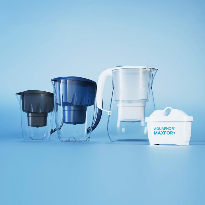 AQUAPHOR Wasserfilter Kartuschen MAXFOR+ Pack 3, bis zu 600 L mit Magnesium Pack 3 Mg, Pack 3 Mg