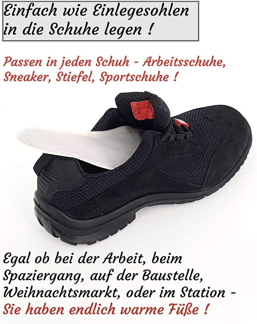 Fusssohlenwärmer 24 Paar Wärmesohlen Schuhwärmer Winter Einlegesohlen 8 h