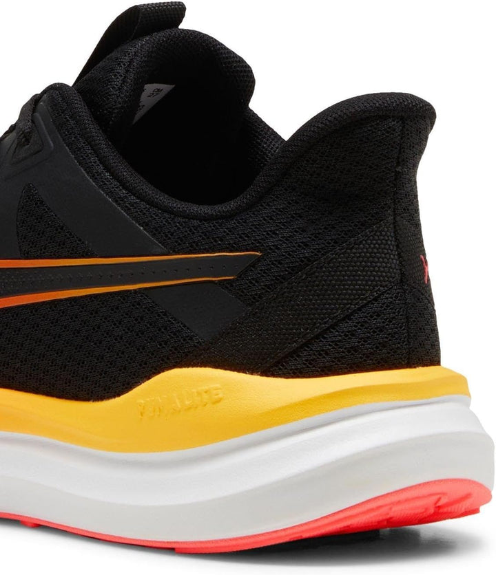 PUMA Unisex Reflect Lite Trail Road Running Shoe 37 EU Puma Black Sun Stream, 37 EU Puma Black Sun S