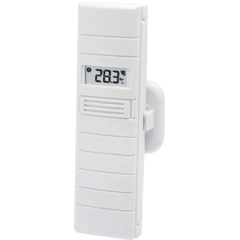 TFA Dostmann Ersatzsender für Wetterdirekt, inklusive Display, Thermo-Hygrosender, 30.3155, weiss, L