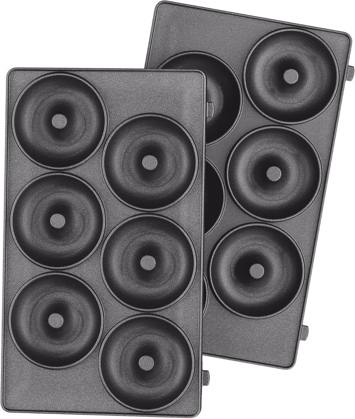 Tefal Snack Collection 2x Donuts-Platten, clevere Aufbewahrung