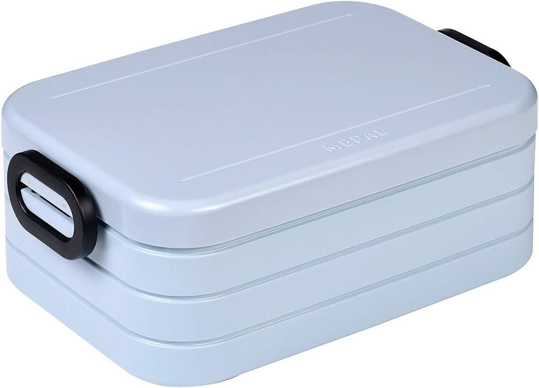 Mepal Bento Brotdose Midi Take A Break - Brotdose mit Bento Box - Für 2 Sandwiches oder 4 Brotscheib