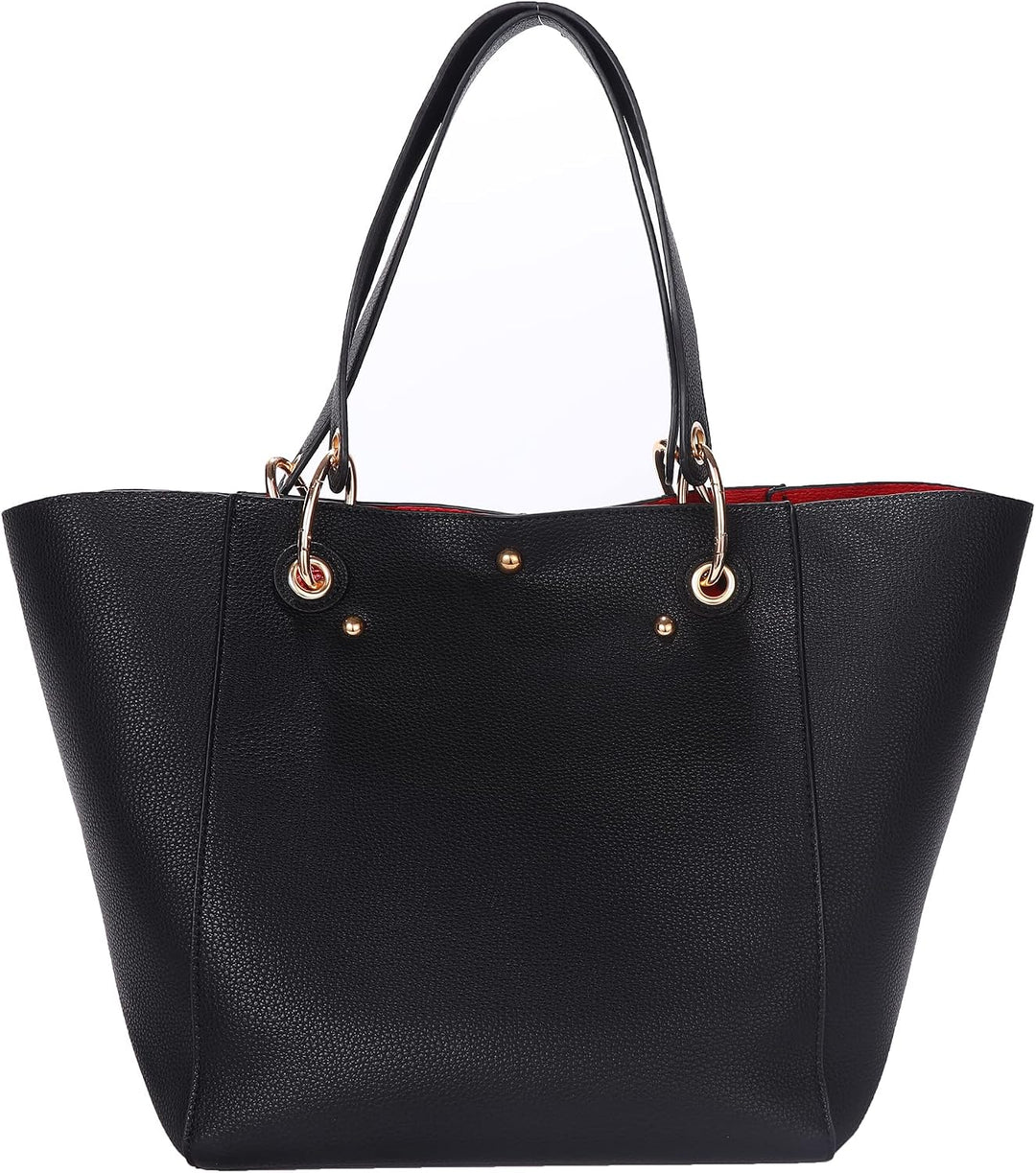 sqlp Damen Henkeltaschen Leder Gross Kapazität Shopper Tasche Student Schultasche Arbeit Handtasche