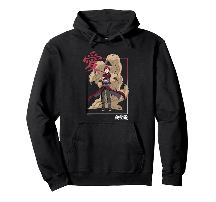 Naruto Shippuden Gaara Kanji Frame Pullover Hoodie
