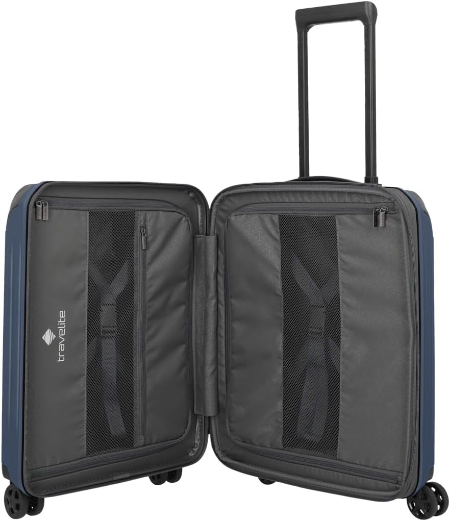 Travelite Koffer DYNAMIIC Grösse S, 55x40x23 cm, 43-48 Liter, erweiterbar Handgepäck Trolley erw. (5
