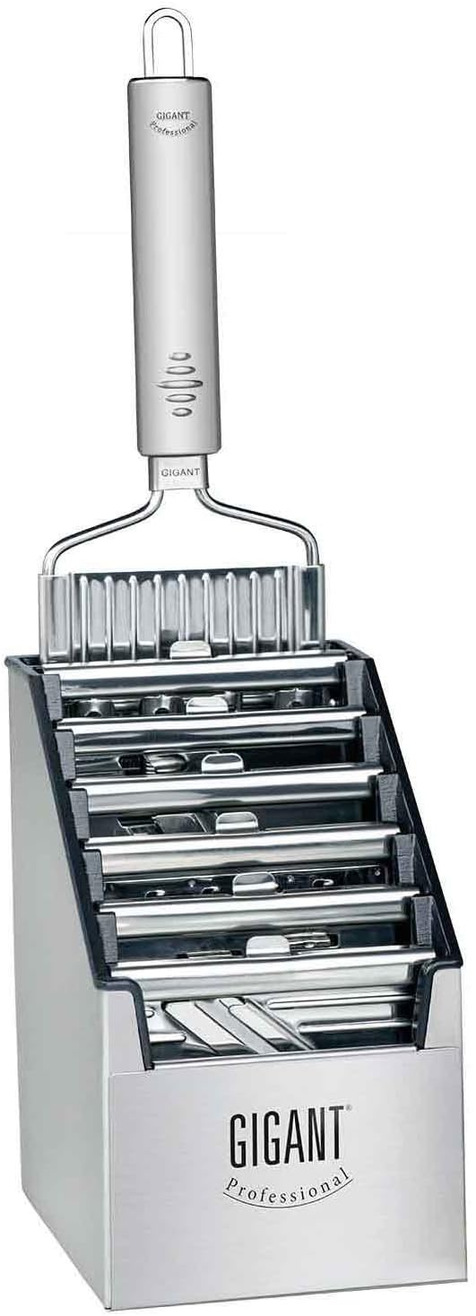 4-fach Gigant Hobel mit Multi-Box 5 Einsätze Silber