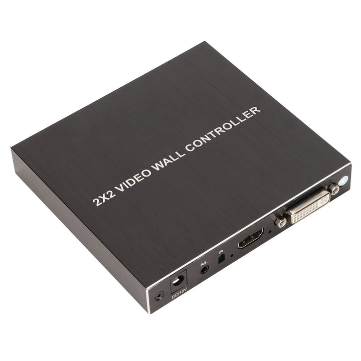 Goshyda Wand-Video-Controller 2X2, unterstützt 4K 30Hz -Ausgang und -Eingang, 180-Grad-Ansicht, für