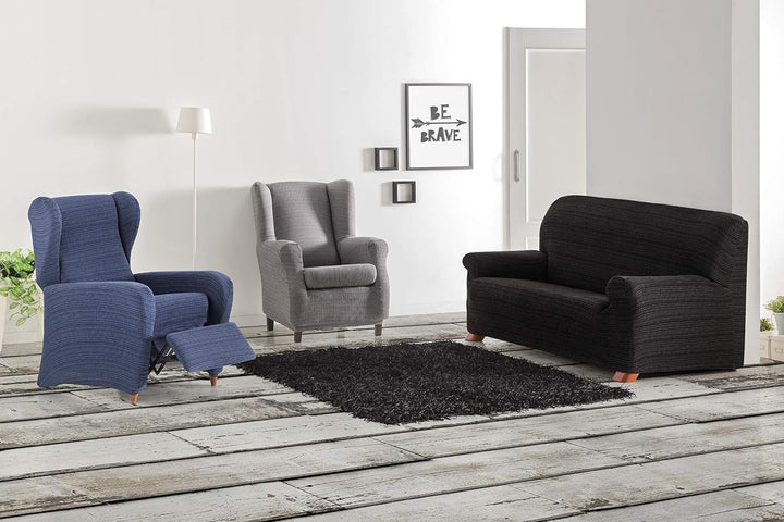 Eysa Aquiles elastisch Sofa überwurf relaxsessel Farbe 07-braun, Polyester-Baumwolle, 37 x 29 x 5 cm