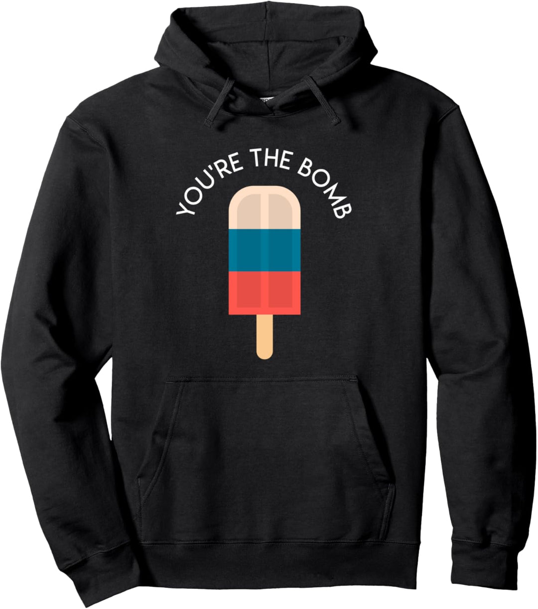 Du bist der Bombe-lustige Sommer-coole Eis am Stiel Pullover Hoodie