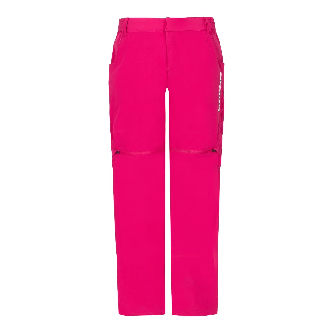Rock Experience Damen Observer Zip Off Pants, Cherries Jubilee, 114 EU