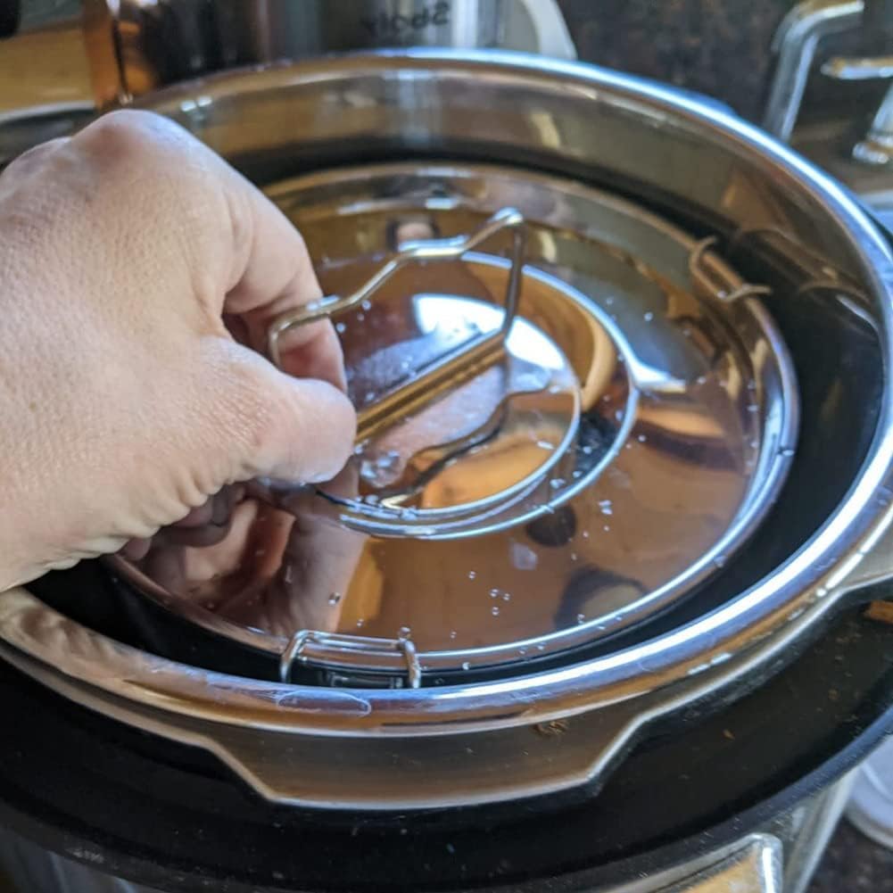 Hausdec Flan Pan Oastry Backform mit Deckel – Flan Maker für 6 Vierteltöpfe