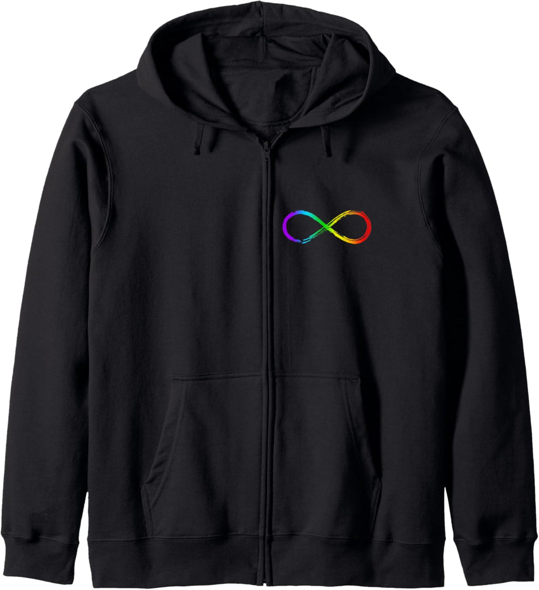 Infinity LGBT Gay Pride Rainbow Unendlich Symbol Liebe Kapuzenjacke