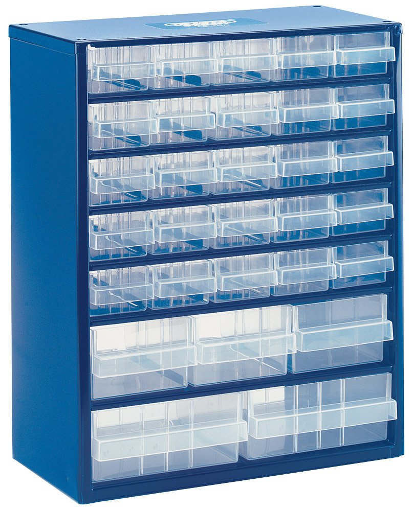Draper Expert 89470 Schubladenmagazin mit 30 Schubfächern Standardverpackung, Standardverpackung